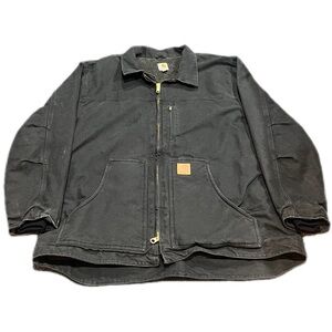 Carhartt Black Military Field Jacket Rugged Style